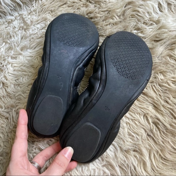 Tory burch black gabby slip on ballet flats 7.5 - Picture 8 of 10